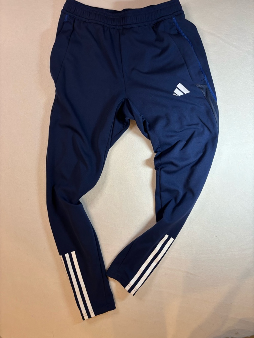 Adidas Adult Small Navy Track Joggers